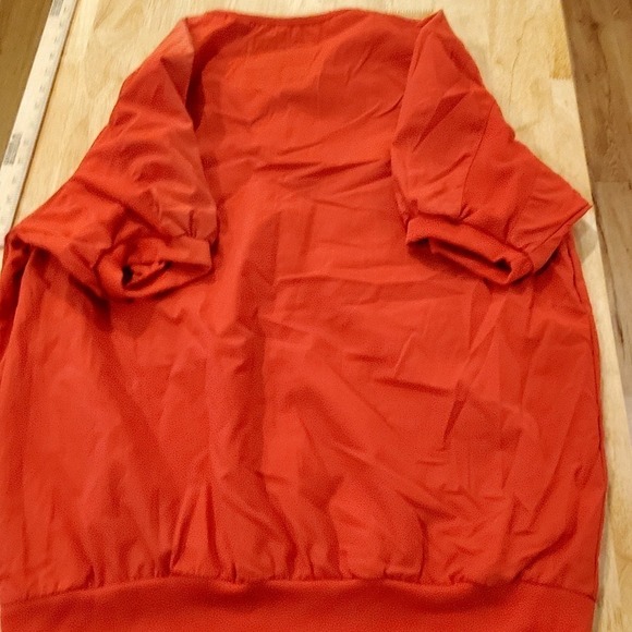 Red Vintage Giani Leone Men's Shirt Elastic Waist & Sleeve - Picture 7 of 7